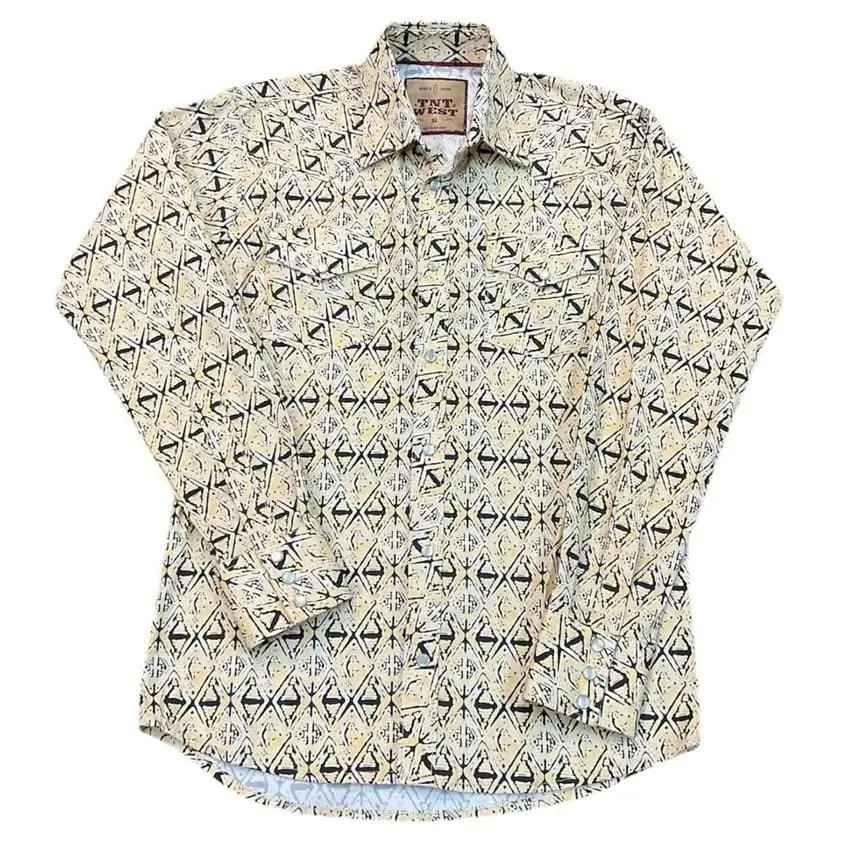 CAMISA VAQUERA TNT WEST AMARILLA 