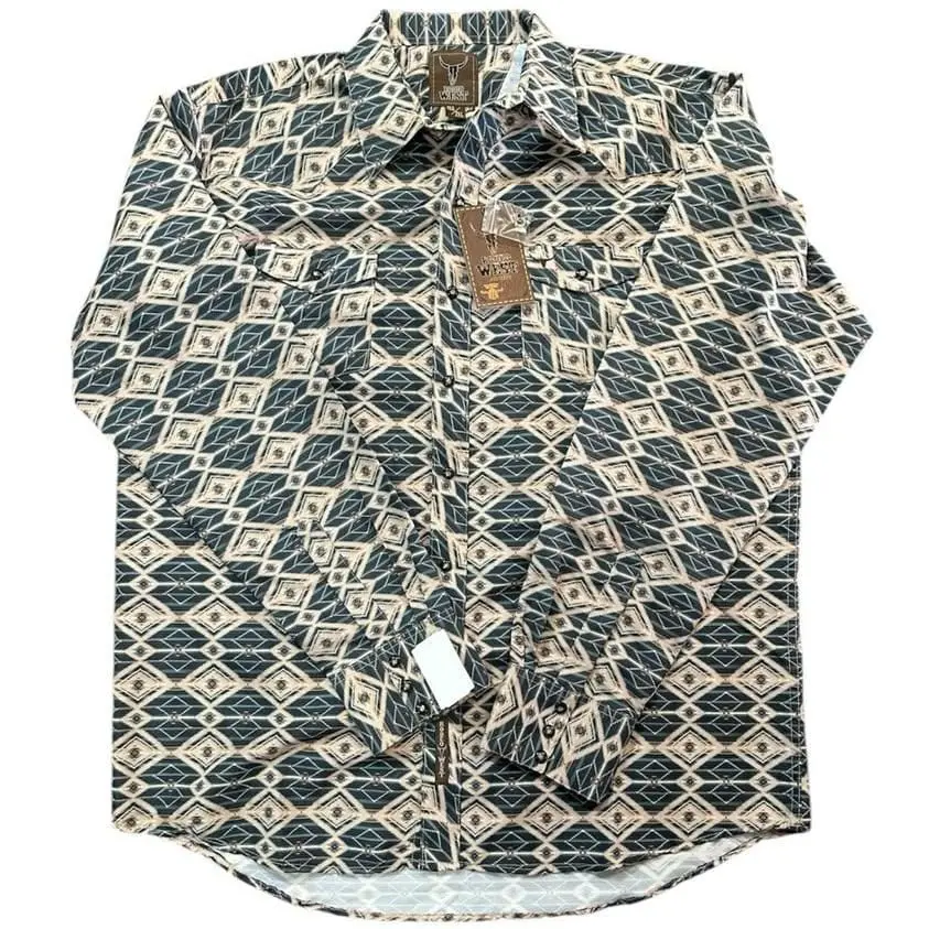 CAMISA VAQUERA RODEO WEST C/ESTOPEROLES 