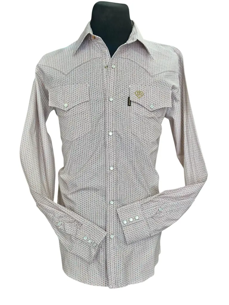 CAMISA VAQUERA CHPTN BLANCA C/ FLOR SHEDRON