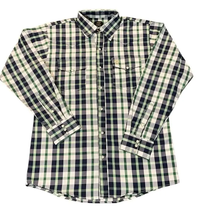 CAMISA VAQUERA CHPTN VERDE CUADRADA 