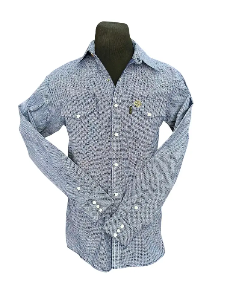 CAMISA CHPTN AZUL REY C/ CIRCULOS 