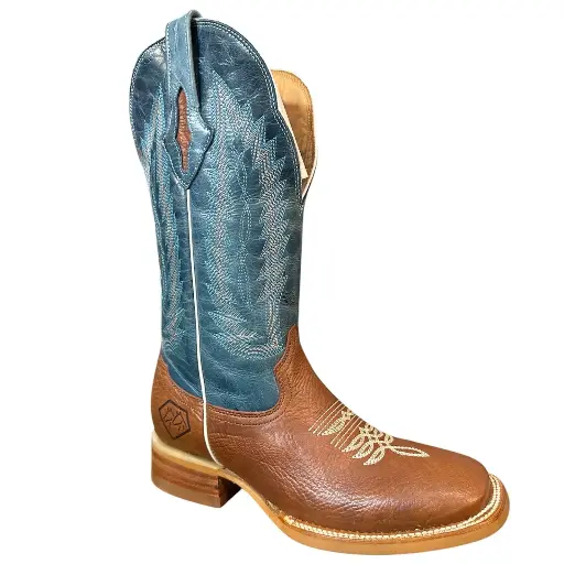 BOTA RODEO HORMA CHATA C/TORO MIEL S/ HULE 27