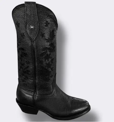 BOTAS PIEL SHOULDER NEGRA 