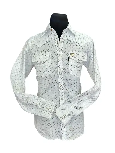 CAMISA VAQUERA CHPTN BLANCA C/PUNTOS